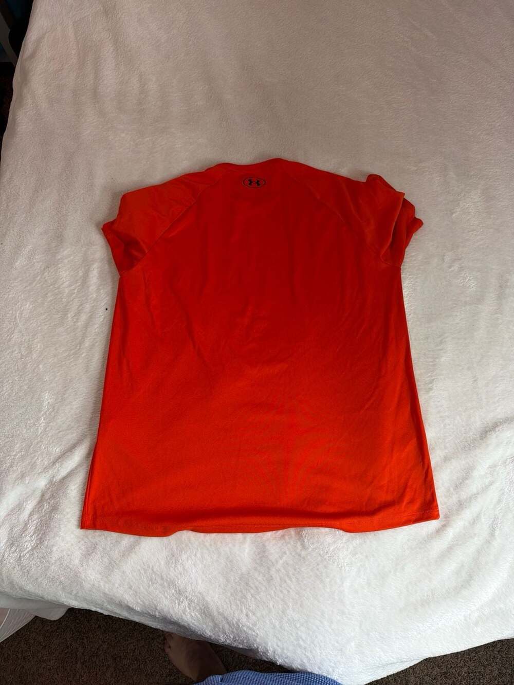 Under Armour Men's Velocity 2.0 Graphic Short Sleeve Orange Logo Loose - Large - Picture 6 of 6